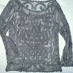 Black Lace Express blouse